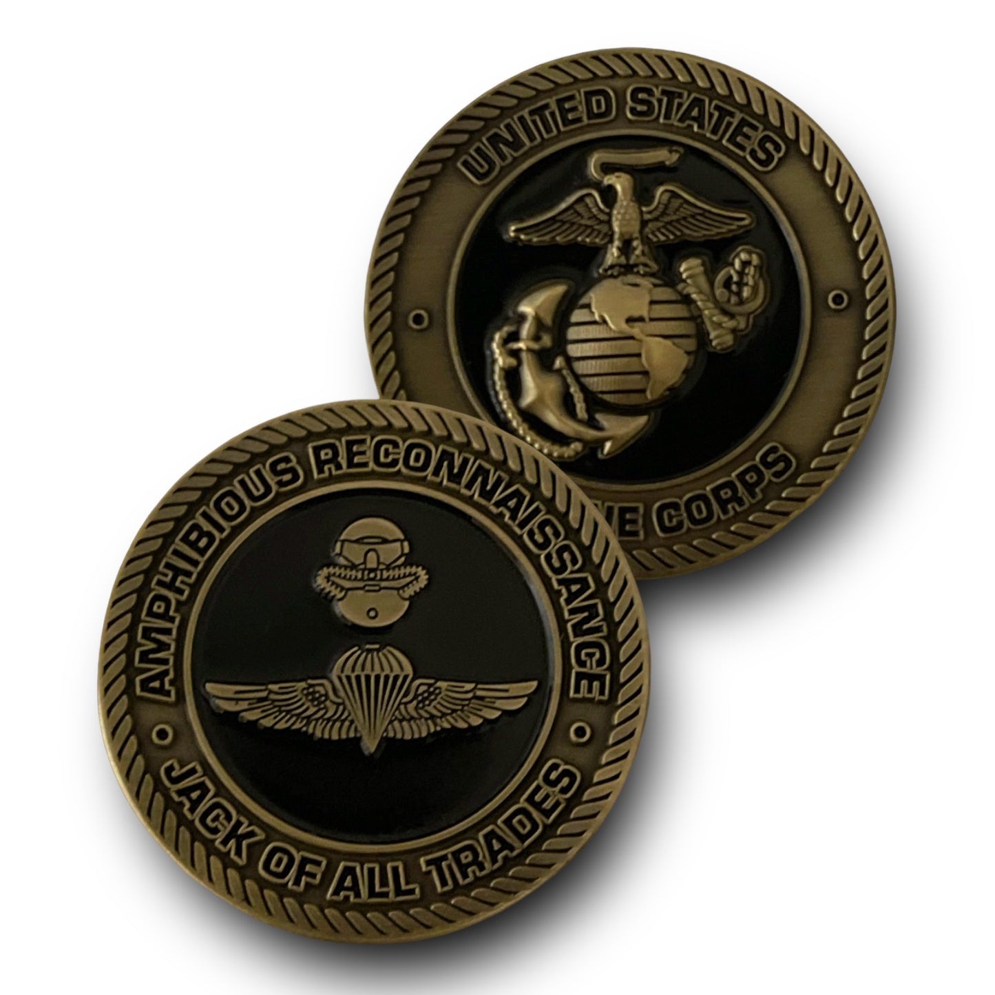 Amphib Recon "Dual Cool" Challenge Coin