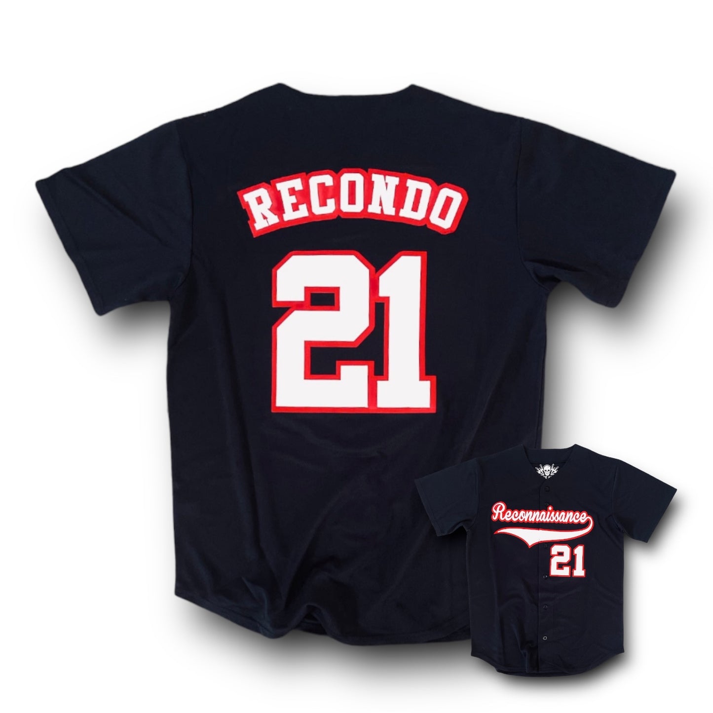 Recon Baseball Jersey (Black)