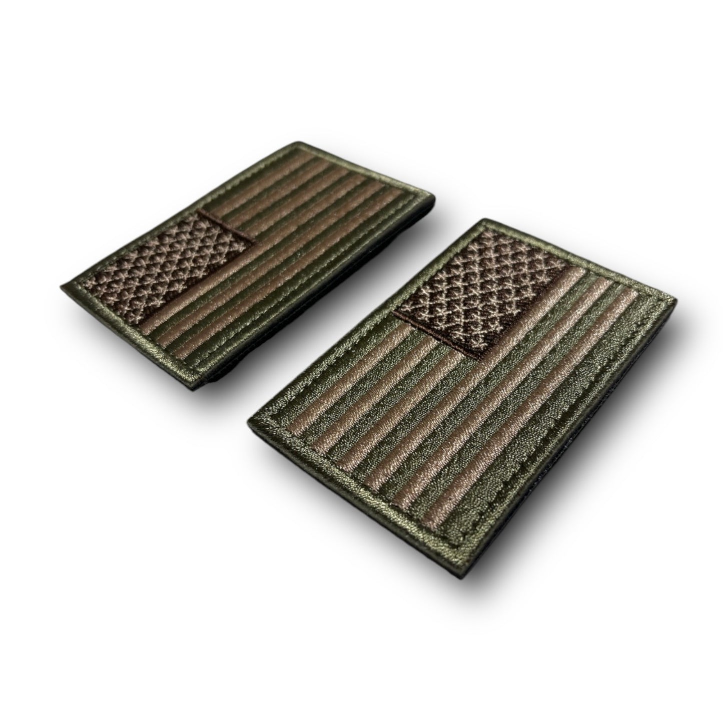 2 Pack US Flag Velcro Patch (Multi Colors Available)