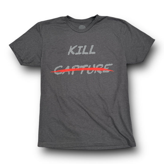 "KILL CAPTURE" TEE (HEATHER METAL)