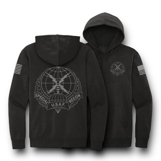 ((PRE-ORDER)) AIR FORCE SPECIAL RECON HOODIE (BLACK)