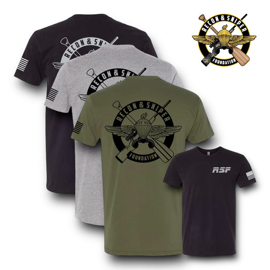 ((PRE-ORDER)) RSF FUNDRAISER TEES (BLACK / MIL GREEN / GREY)