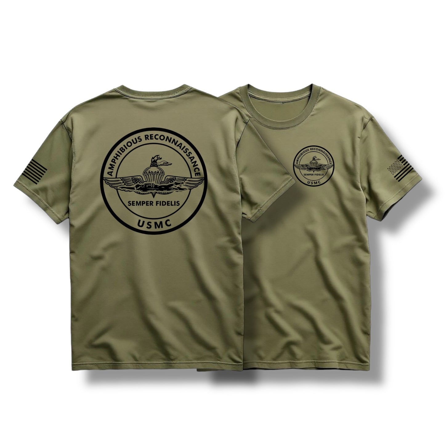 AMPHIB RECON TEE (MIL GREEN)