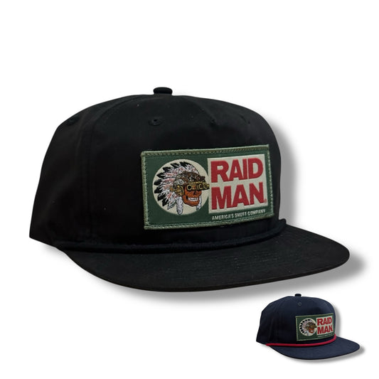 ((PRE-ORDER)) RAID MAN SNAPBACK (NAVY & BLACK)