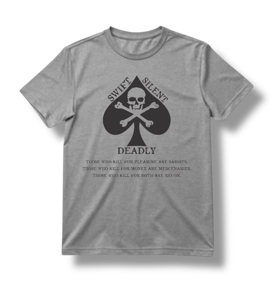 “KILL CARD” TEE (HEATHER GREY)