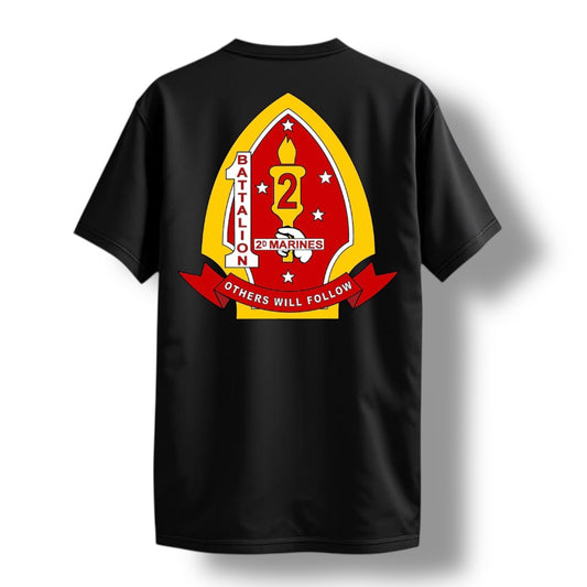 ((PRE-ORDER)) 1ST BN 2ND MAR TEE (BLACK)