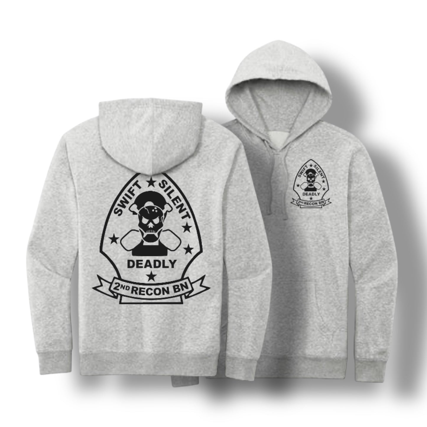((PRE-ORDER)) 2ND RECON BALL FUNDRAISER HOODIE (HEATHER GREY)