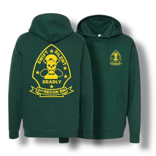((PRE-ORDER)) 2ND RECON BALL FUNDRAISER HOODIE (KELLY GREEN)