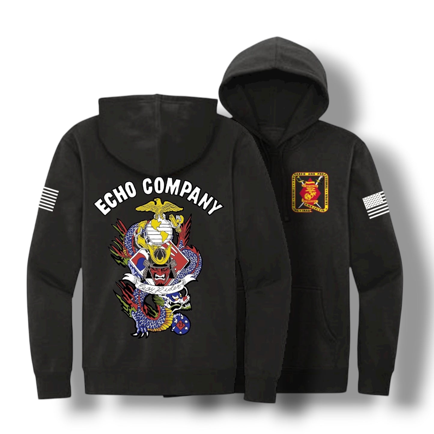 ((PRE-ORDER)) ECHO 2/23 HOODIE (BLACK)