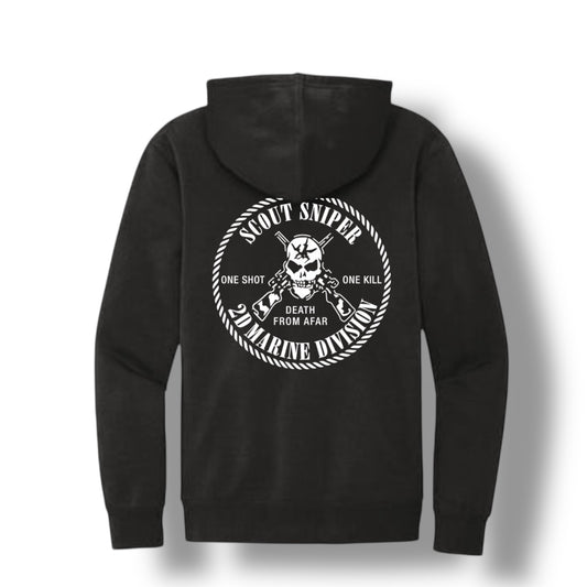 ((PRE-ORDER)) 2ND MAR DIV SNIPER HOODIE (BLACK)