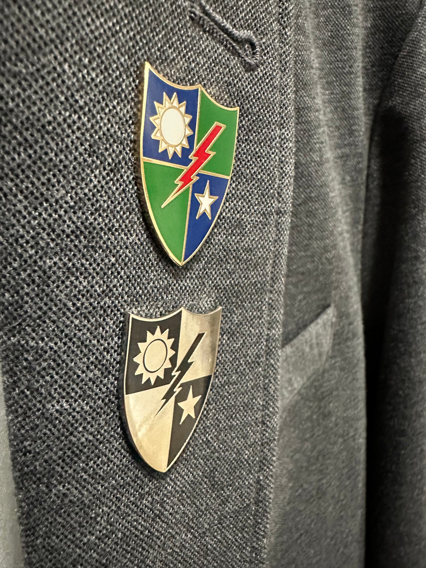 75TH RANGER REG CREST LAPEL PINS