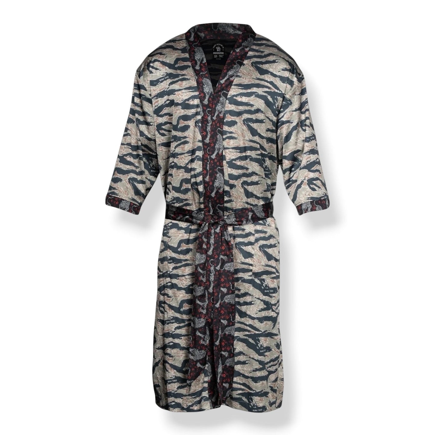 Tiger Stripe Kimono Robe