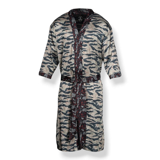 Tiger Stripe Kimono Robe