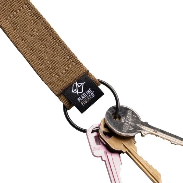 FLATLINE FIBER CO KEYCHAIN LANYARD