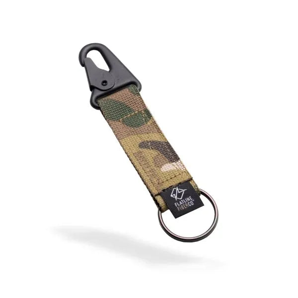 FLATLINE FIBER CO KEYCHAIN LANYARD