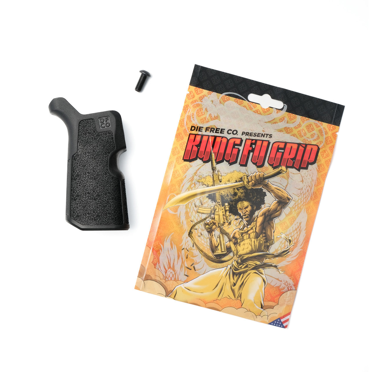 DFCO “KUNG FU” PISTOL GRIP MILSPEC (BLACK, OD, FDE, GREY)