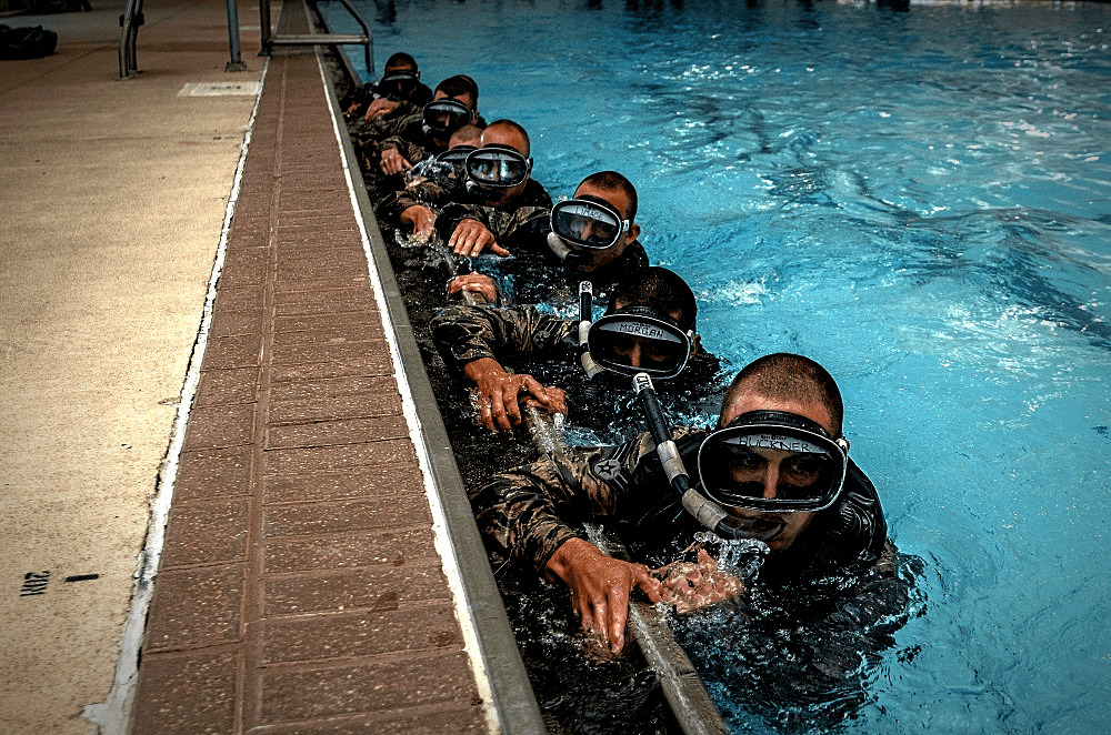 BERMUDA SPEC WAR DIVE MASK AND SNORKEL COMBO