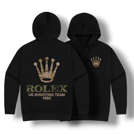 ((PRE-ORDER)) ROLEX SHOOTING TM HEAVY WEIGHT HOODIE (BLACK)