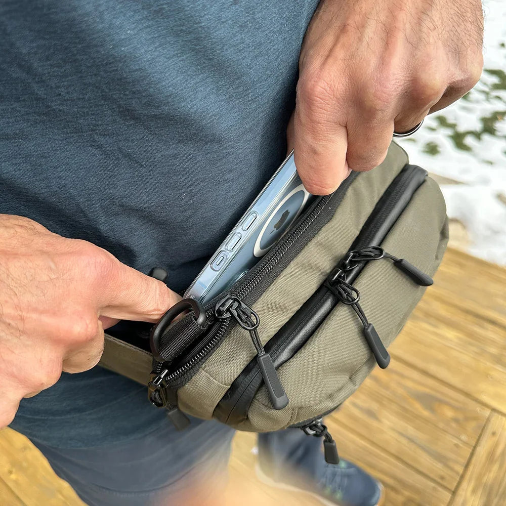NOMAD DEFENDER - EDC WAIST PACK / CONCEALED CARRY SLING BAG