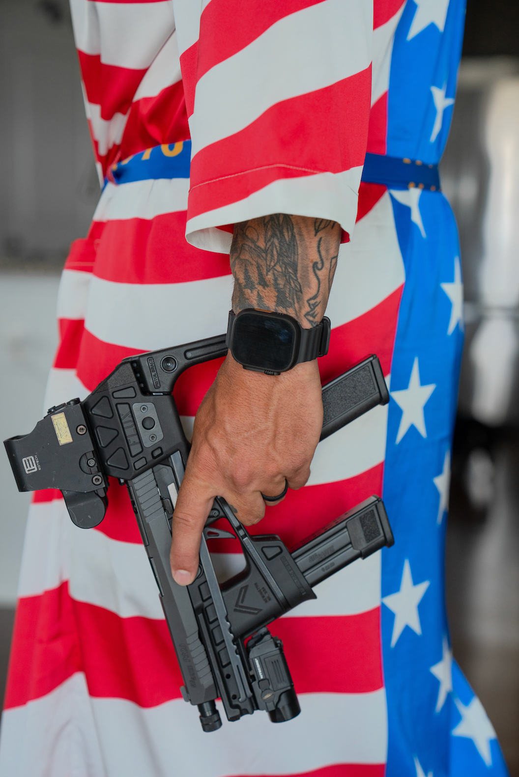 Savage Kimono Robe - American Flag