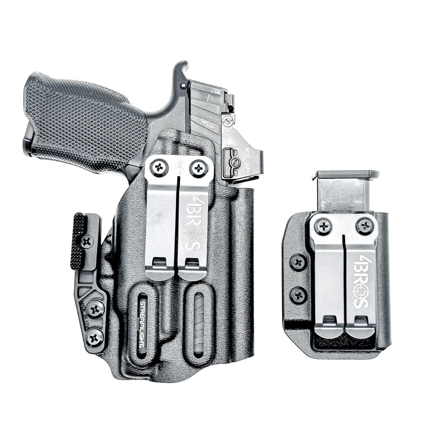 SIG P365XL & ICARUS PRECISION A.C.E. MODULE & TLR-7 SUB IWB HOLSTER WITH MAGAZINE CARRIER COMBO