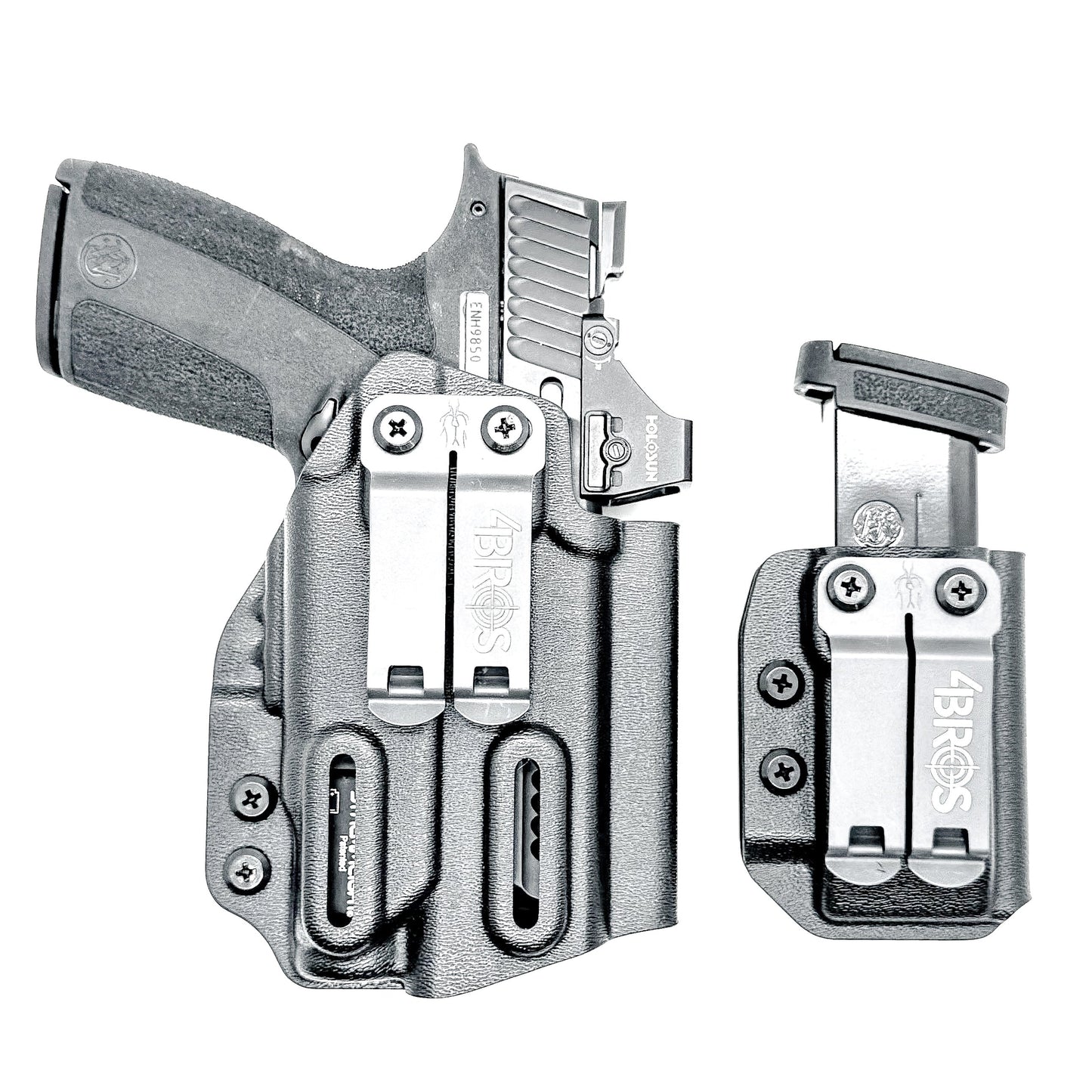 SMITH & WESSON M&P SHIELD X & TLR-7 SUB IWB HOLSTER WITH MAGAZINE CARRIER COMBO