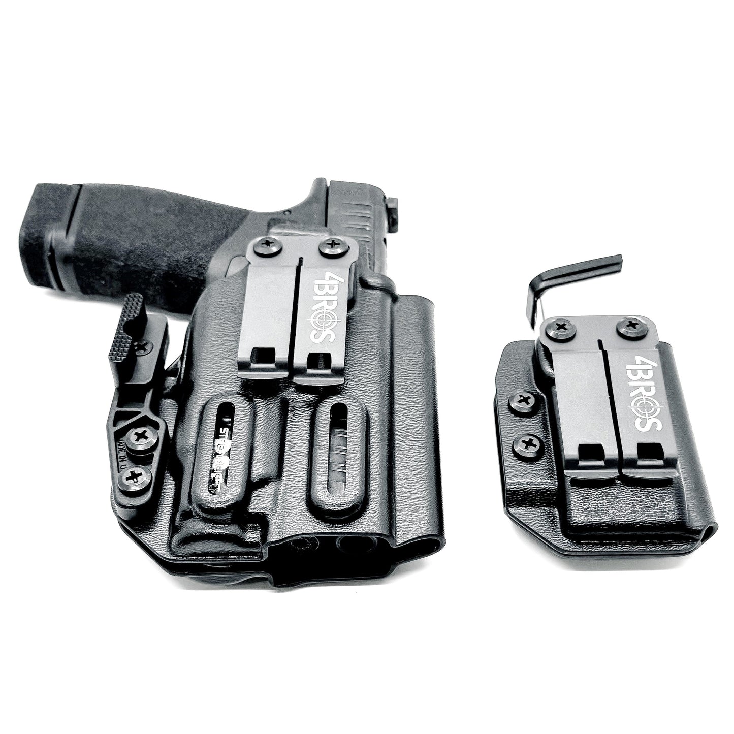 SPRINGFIELD HELLCAT PRO & 1913 TLR-7 SUB IWB HOLSTER WITH MAGAZINE CARRIER COMBO