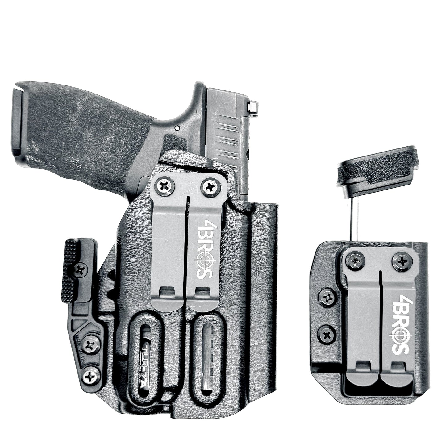 SPRINGFIELD HELLCAT PRO & TLR-7 X/A IWB HOLSTER WITH MAGAZINE CARRIER COMBO