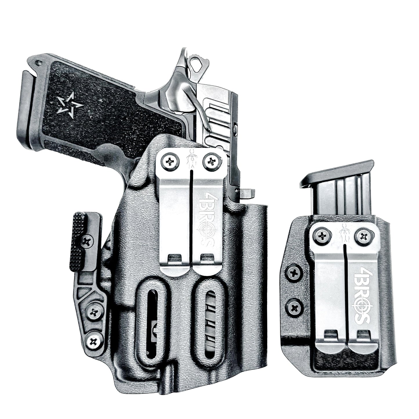 STACCATO HD C3.6 & SUREFIRE XC3 IWB HOLSTER WITH MAGAZINE CARRIER COMBO