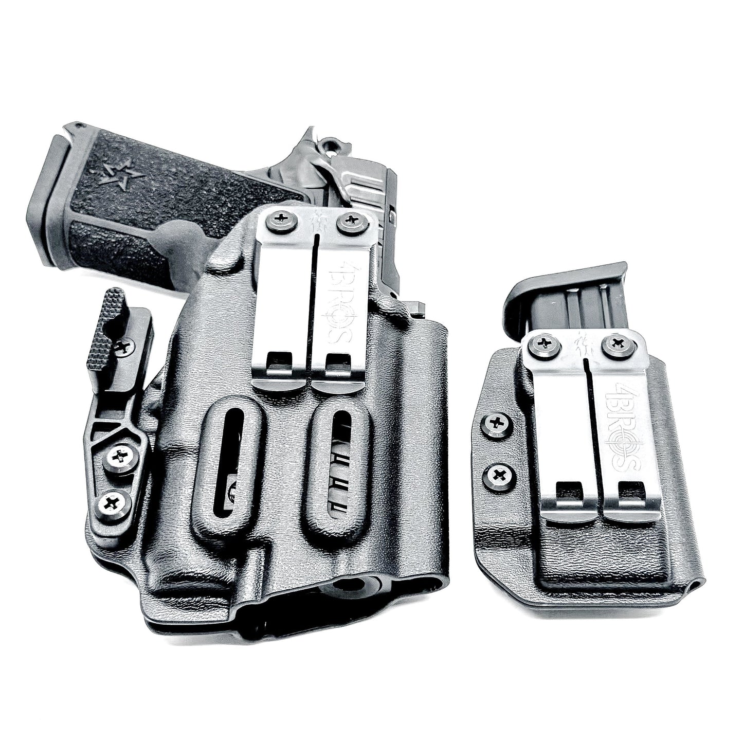 STACCATO HD C3.6 & SUREFIRE XC3 IWB HOLSTER WITH MAGAZINE CARRIER COMBO