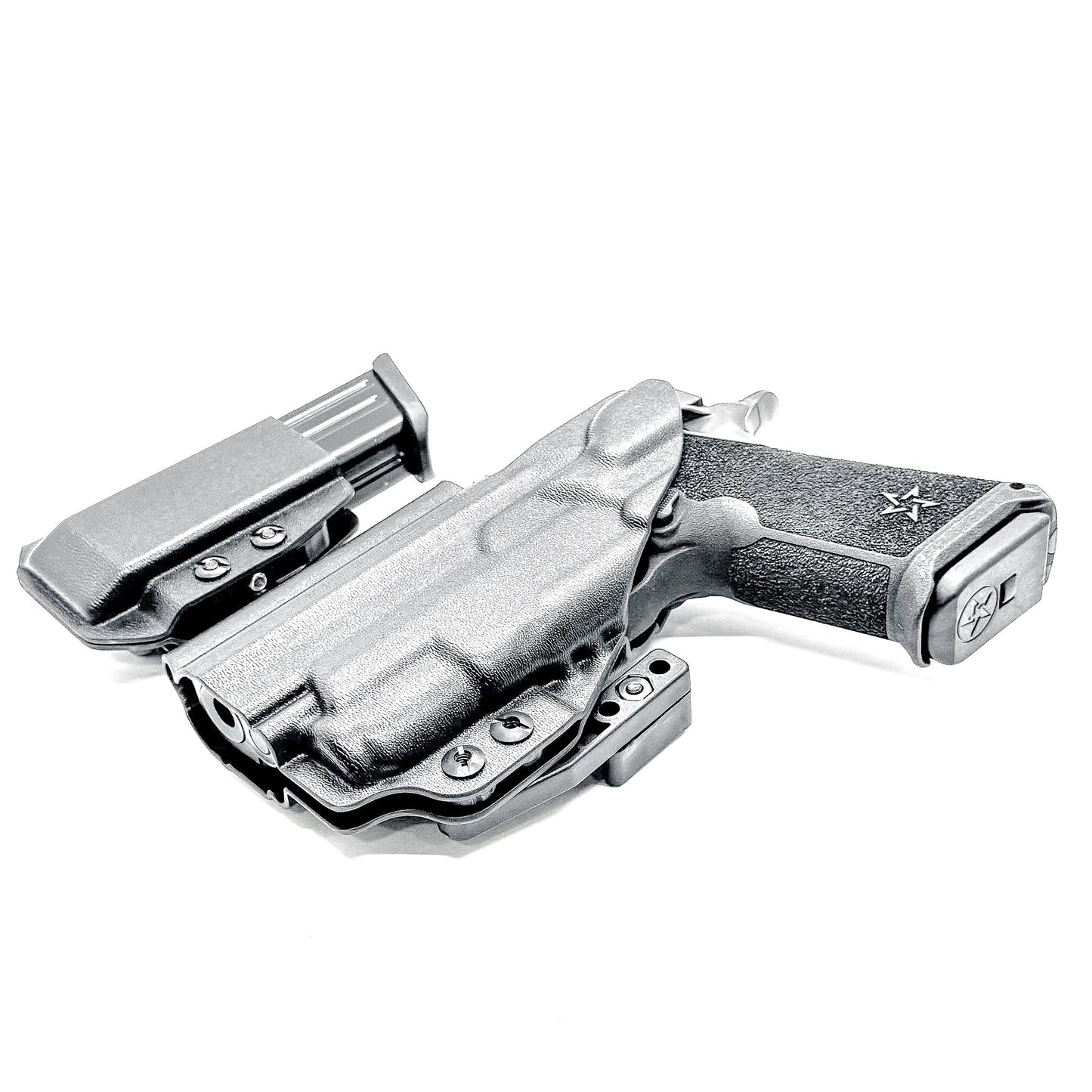 STACCATO HD P4 & SUREFIRE XC3 IWB HOLSTER WITH MAGAZINE CARRIER COMBO