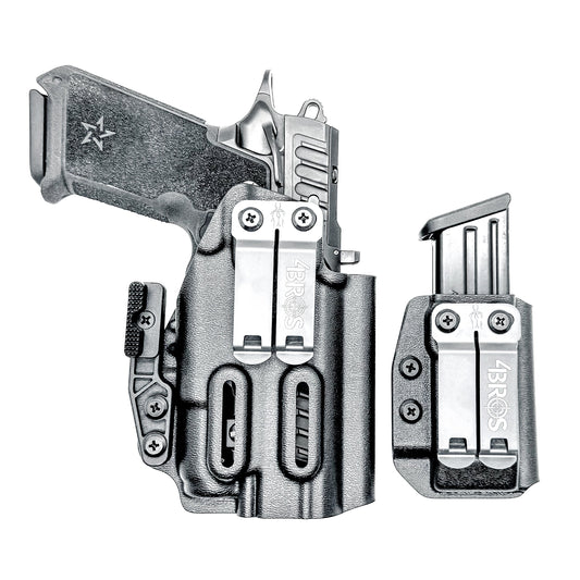 STACCATO HD P4 & SUREFIRE XC3 IWB HOLSTER WITH MAGAZINE CARRIER COMBO