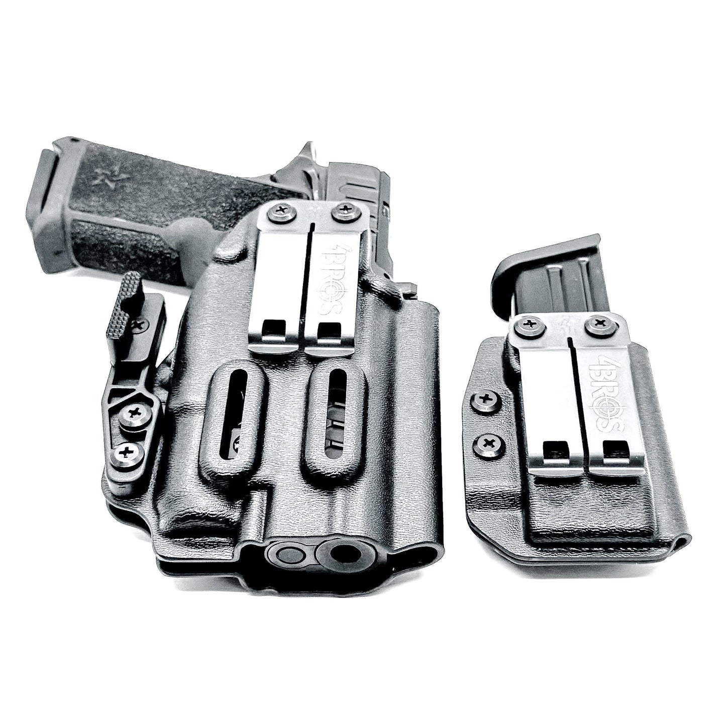 STACCATO HD P4 & SUREFIRE XC3 IWB HOLSTER WITH MAGAZINE CARRIER COMBO