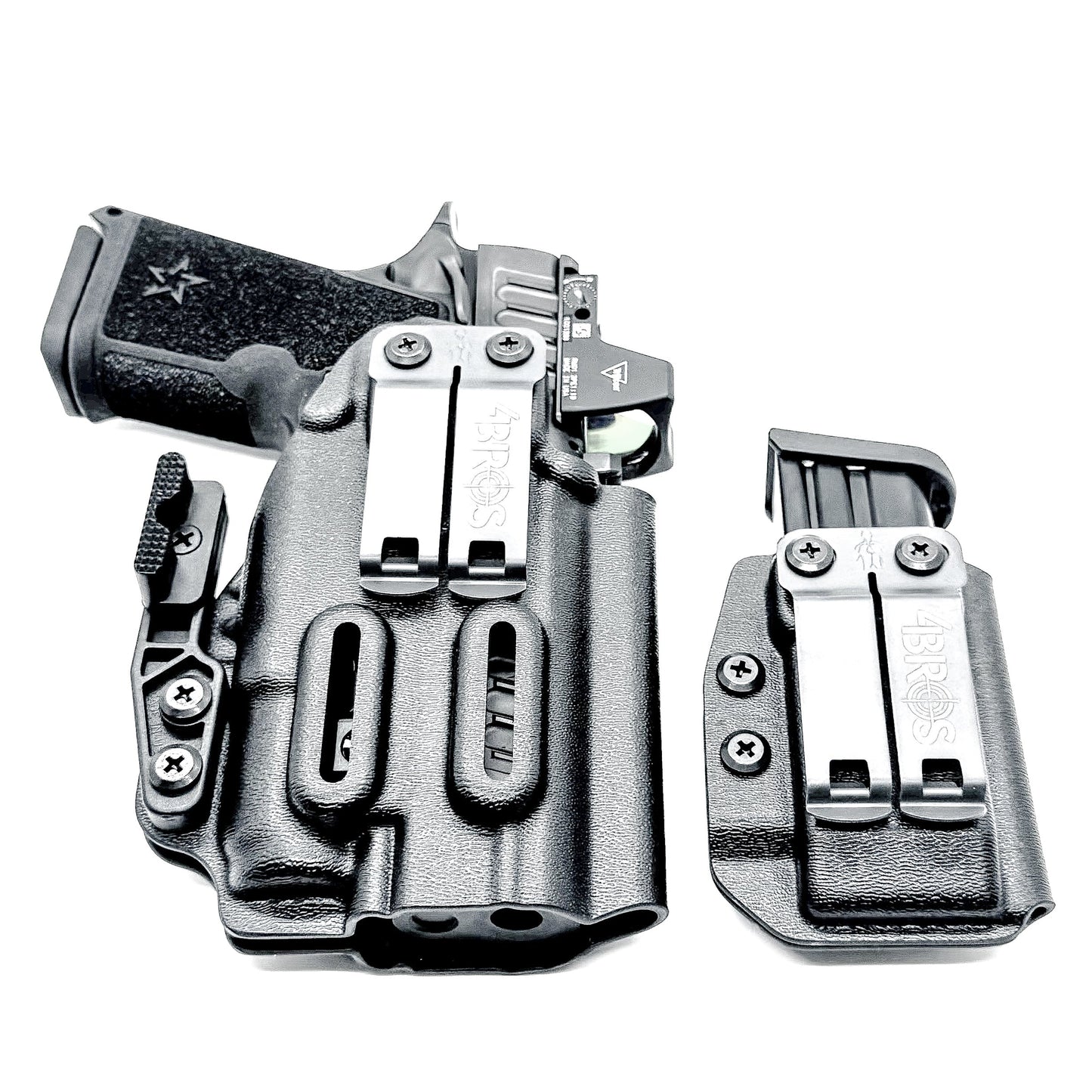 STACCATO HD C4X & SUREFIRE XC3 IWB HOLSTER WITH MAGAZINE CARRIER COMBO