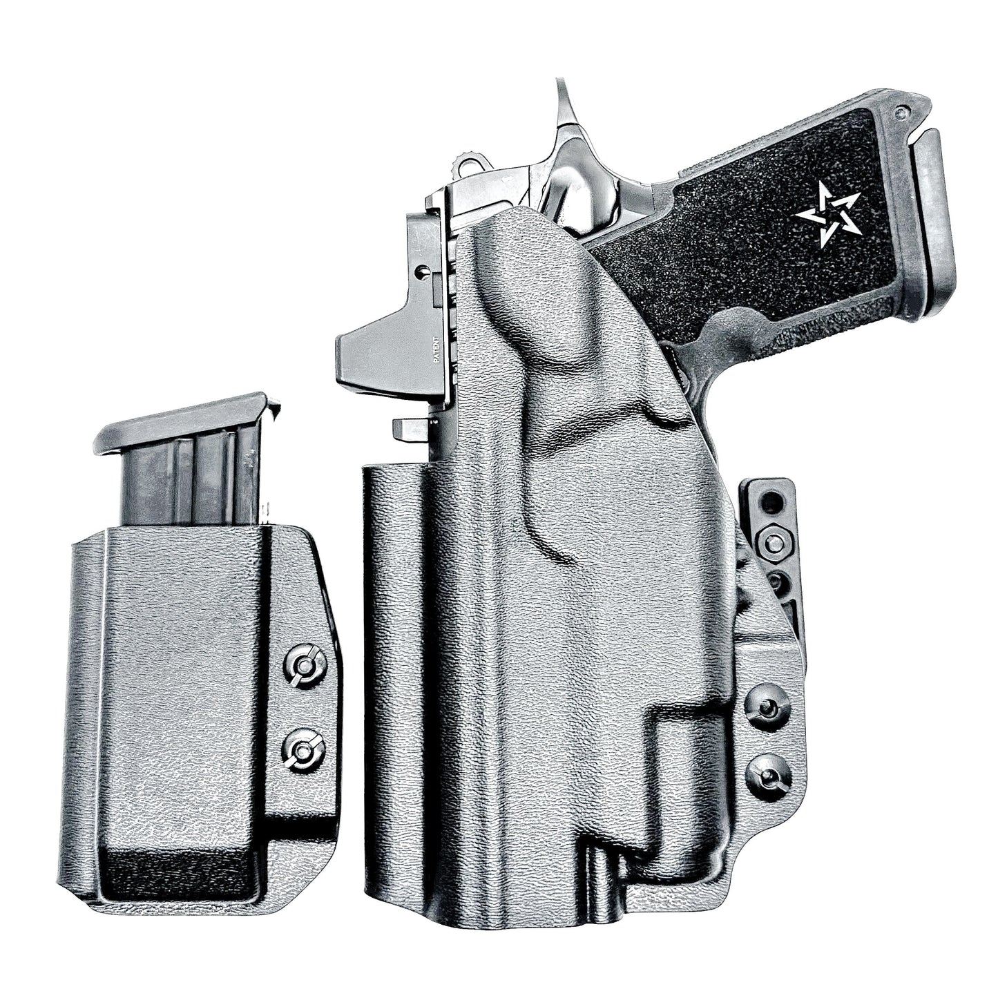 STACCATO HD C4X & SUREFIRE XC3 IWB HOLSTER WITH MAGAZINE CARRIER COMBO