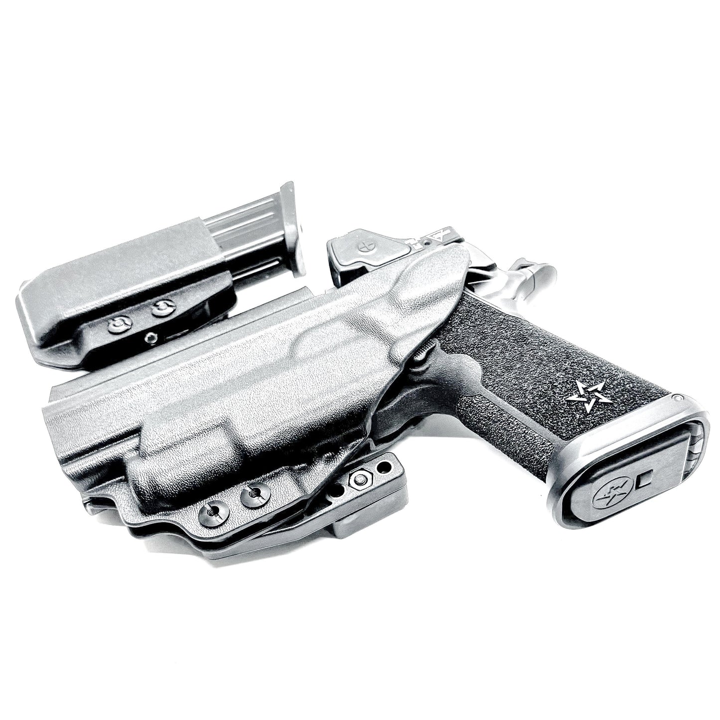 STACCATO HD P4.5 & SUREFIRE XC3 IWB HOLSTER WITH MAGAZINE CARRIER COMBO