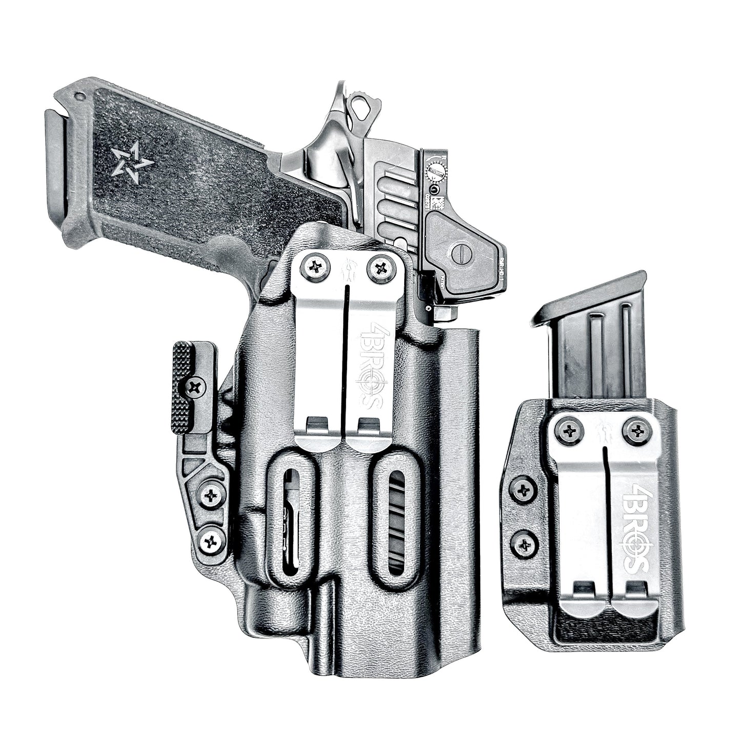STACCATO HD P4.5 & TLR-7 HL-X IWB HOLSTER WITH MAGAZINE CARRIER COMBO