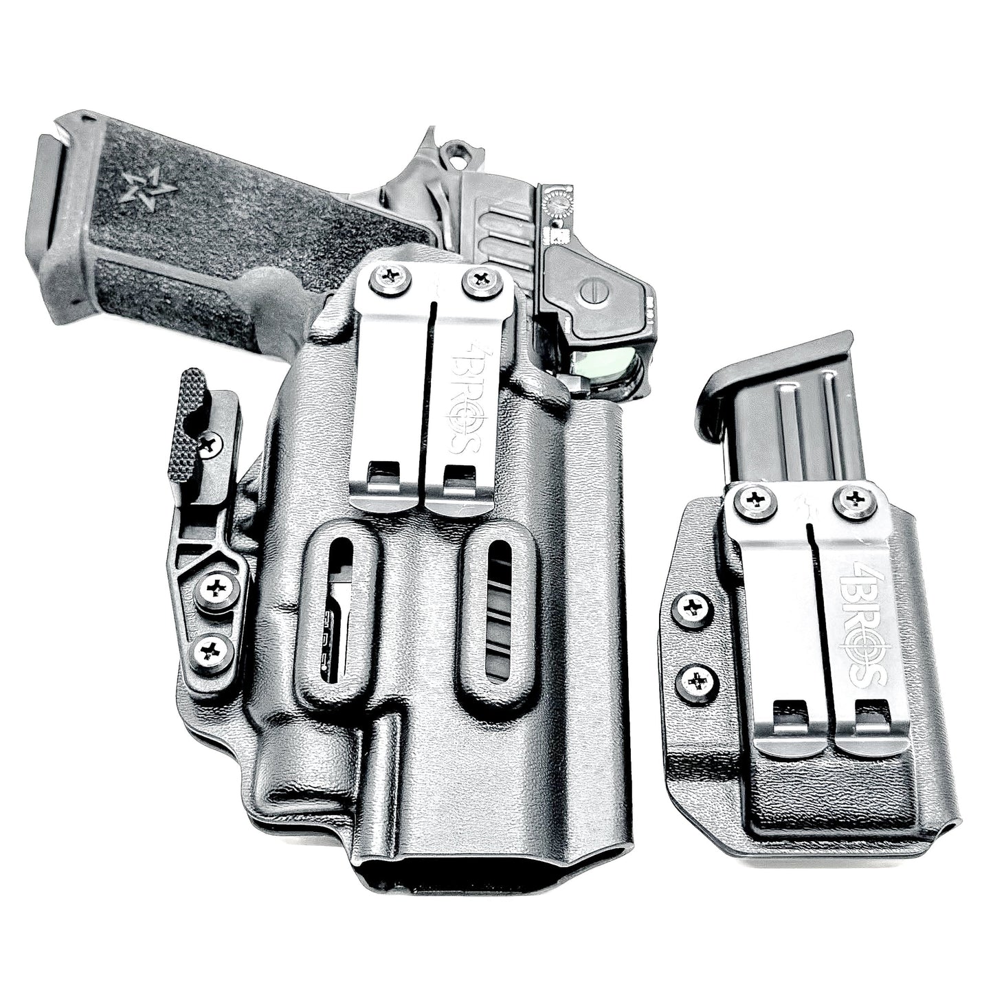 STACCATO HD P4.5 & TLR-7 HL-X IWB HOLSTER WITH MAGAZINE CARRIER COMBO