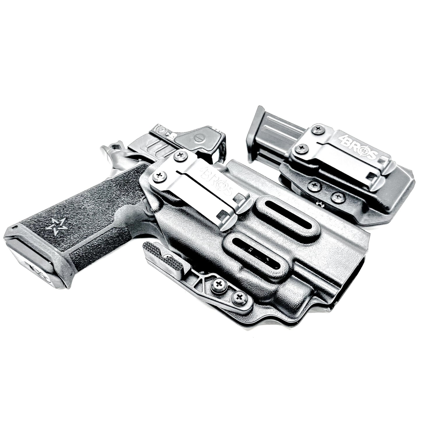 STACCATO HD P4.5 & TLR-7 HL-X IWB HOLSTER WITH MAGAZINE CARRIER COMBO