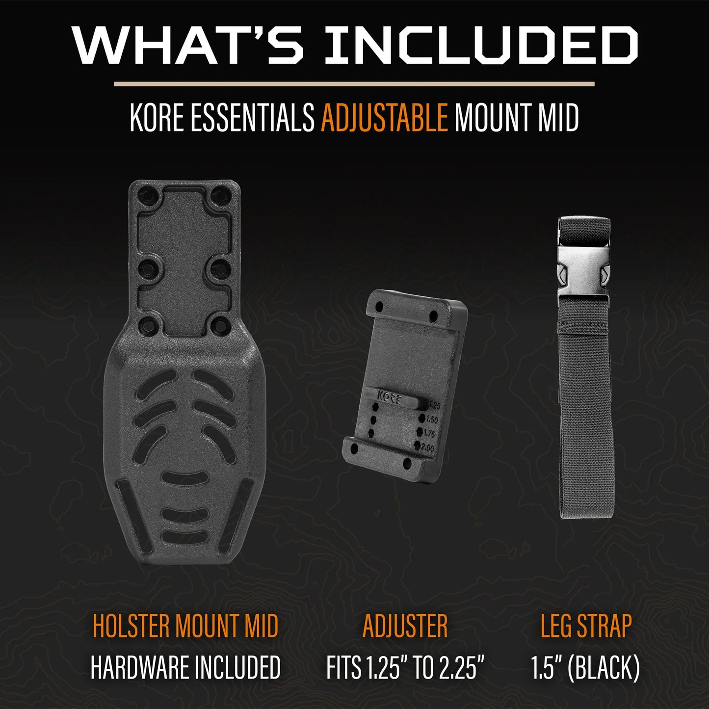 Kore Essentials Holster Mount Mid