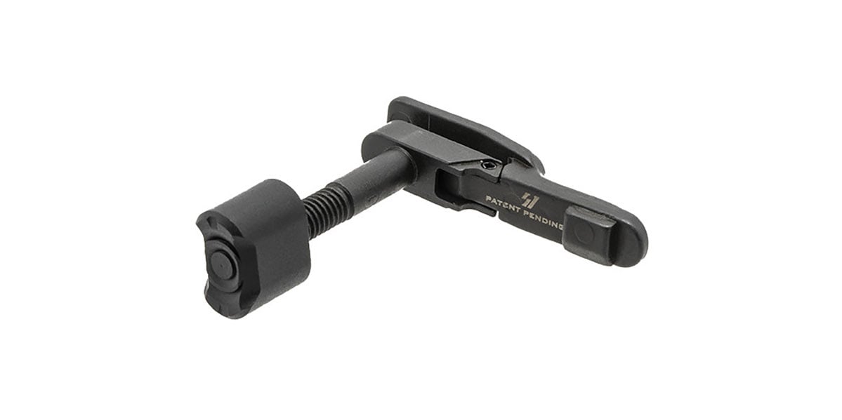 STRIKE INDUSTRIES AMBIDEXTROUS MAGAZINE RELEASE — BLACK / RED / GOLD / FDE