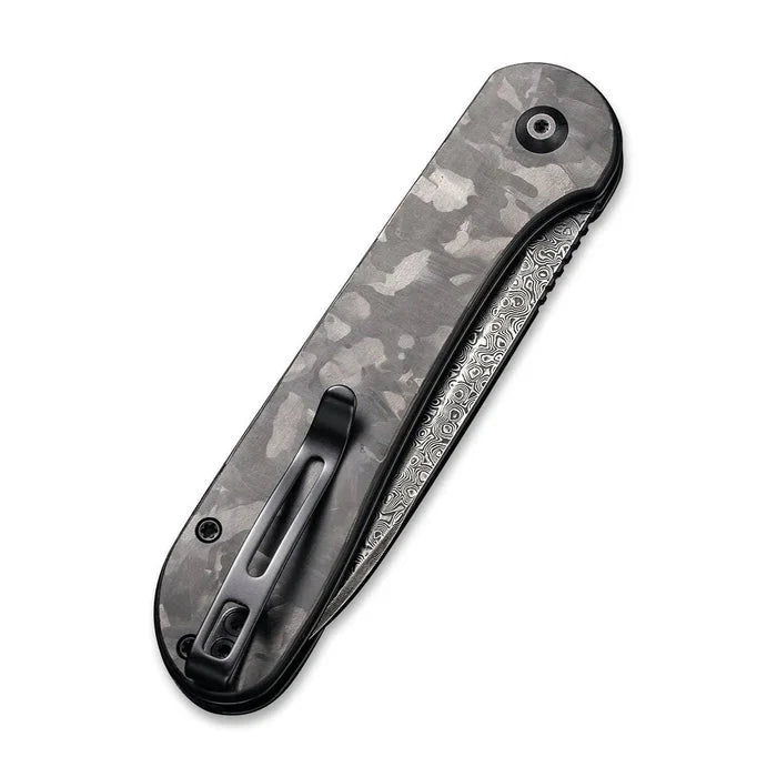 CIVIVI BUTTON LOCK ELEMENTUM POCKET KNIFE CARBON FIBER HANDLE