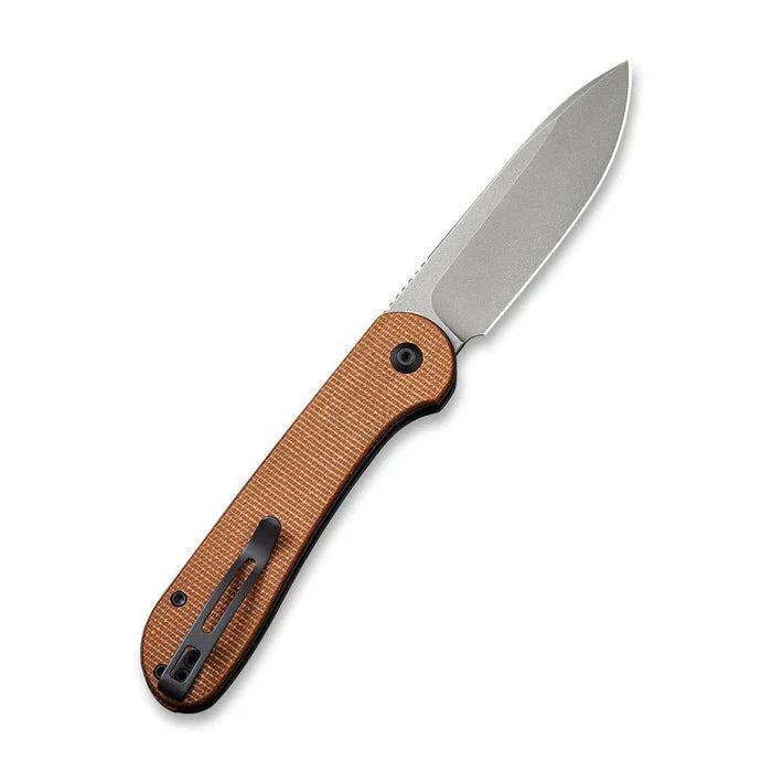 CIVIVI BUTTON LOCK ELEMENTUM POCKET KNIFE MICARTA HANDLE