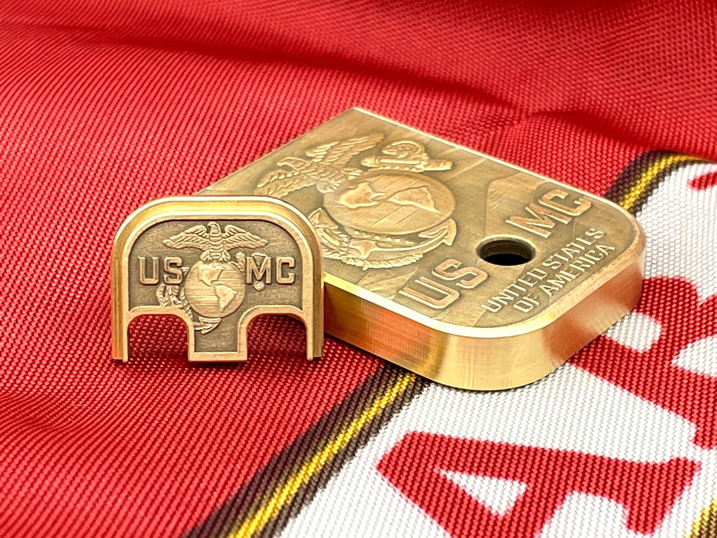 USMC EGA 3D SLIDE BACK PLATE