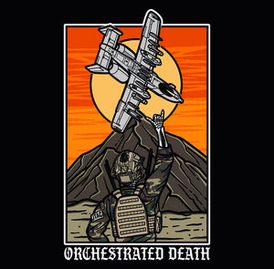 "ORCHESTRATED DEATH" TEE (MIL GREEN)