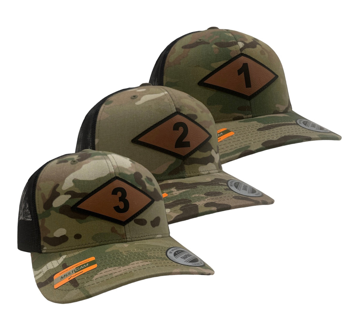 3 Diamond Patch Ranger 1ST/2ND/3RD RANGER BN DIAMOND HATS (MULTI CAM) – Direct Action Apparel