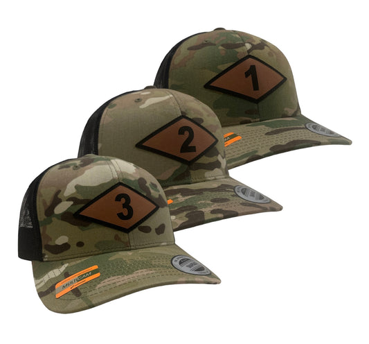 1ST/2ND/3RD RANGER BN DIAMOND HATS (MULTI CAM)