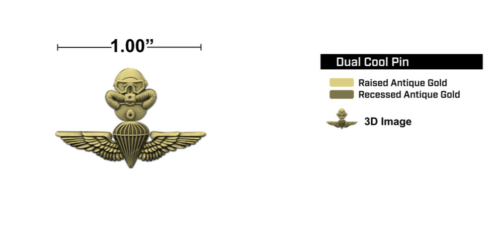 DUAL COOL LAPEL PIN (AMPHIB RECON) – Direct Action Apparel