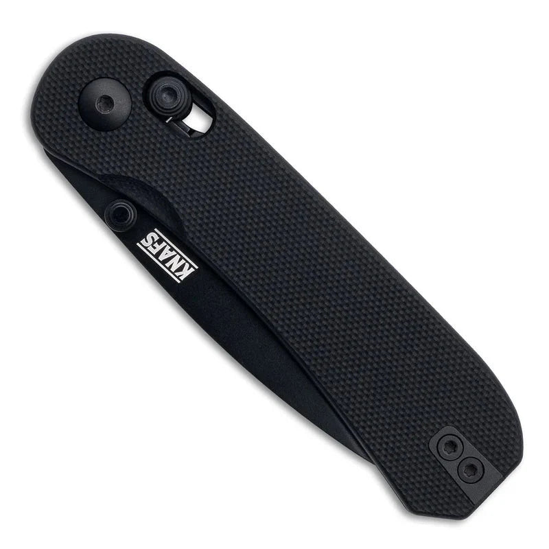 KNAFS LANDER 3 POCKET KNIFE - BLACK G10 - CLUTCH LOCK