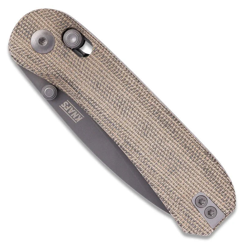 KNAFS LANDER 3 POCKET KNIFE - MOONDUST MICARTA - CLUTCH LOCK